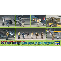 1/72 W.W. II Pilot Figure Set 1/72 W.W. II Pilot Figure Set