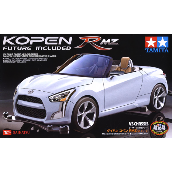 18081 Mini 4WD Daihatsu KOpen (Future Included) RMZ (VS Chassis)