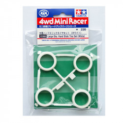 15365 Big Dia Hard Slick Tyre (White)