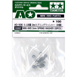 10307 Mini 4WD 2mm Spring Washer (20pcs)