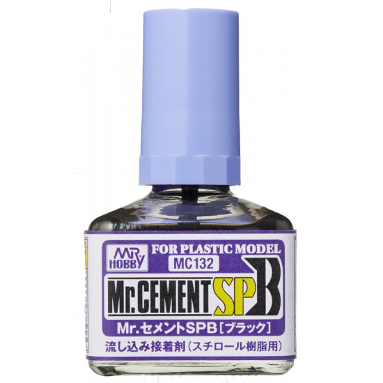 Mr. Cement SP Black (for Model Kits) 40ml MC132