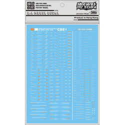 D.L Model Decal C021 for General Warning Signs (Orang.White) D.L Model Decal C021 for General Warning Signs (Orang.White)