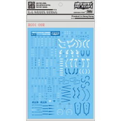 D.L Model Decal RG01 For RG 1/144 GN-0000+GNR-010 00 Raiser D.L Model Decal RG01 For RG 1/144 GN-0000+GNR-010 00 Raiser