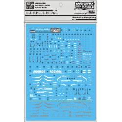 D.L Model Decal RG09 for RG 1/144 Zeta Gundam D.L Model Decal RG09 for RG 1/144 Zeta Gundam