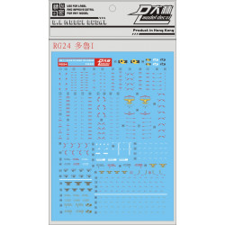 D.L Model Decal RG24 for RG 1/144 Tallgeese I D.L Model Decal RG24 for RG 1/144 Tallgeese I
