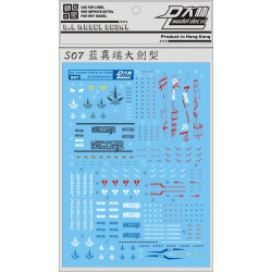D.L Model Decal S07 for MG 1/100 Gundam Astray Blue Frame Second Revise D.L Model Decal S07 for MG 1/100 Gundam Astray Blue Frame Second Revise