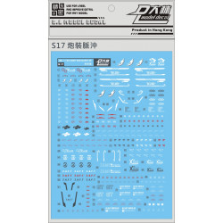 D.L Model Decal S17 For MG 1/100 Blast Impulse D.L Model Decal S17 For MG 1/100 Blast Impulse