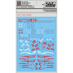 D.L Model Decal S20 for MG 1/100 Gundam Astray Turn Red D.L Model Decal S20 for MG 1/100 Gundam Astray Turn Red