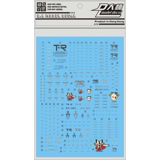 D.L Model Decal UC26 for 1/144 TR-6 series D.L Model Decal UC26 for 1/144 TR-6 series