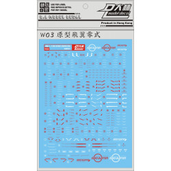 D.L Model Decal W03 for MG 1/100 Wing Gundam Zero EW D.L Model Decal W03 for MG 1/100 Wing Gundam Zero EW