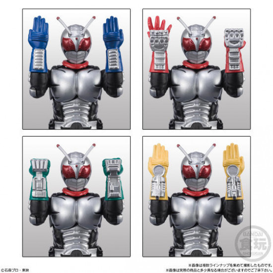 3e. Kamen Rider Super 1 with 4 pair Power Gloves (Shodo-X Kamen Rider 10)