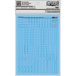 D.L Model Decal C001 (Black.Red) for 1/100 Caution/Warning Signs D.L Model Decal C001 (Black.Red) for 1/100 Caution/Warning Signs