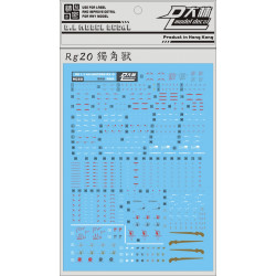 D.L Model Decal RG20 for RG 1/144 RX-0 Unicorn Gundam D.L Model Decal RG20 for RG 1/144 RX-0 Unicorn Gundam