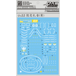D.L Model Decal UC22 for MG 1/100 Zaku Limited Series (White) D.L Model Decal UC22 for MG 1/100 Zaku Limited Series (White)