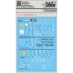D.L Model Decal UC34 for HG 1/144 Thunderbolt Zaku Series D.L Model Decal UC34 for HG 1/144 Thunderbolt Zaku Series
