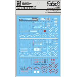 D.L Model Decal UC57 for HG Gundam the Origin Guncannon Series D.L Model Decal UC57 for HG Gundam the Origin Guncannon Series