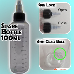 Spare Bottle with Measurement for Model Paint (100ml) Spare Bottle with Measurement for Model Paint (100ml)