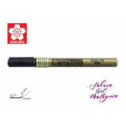 Pen-Touch Marker - Gold (1.0mm) Fine Pen-Touch Marker - Gold (1.0mm) Fine