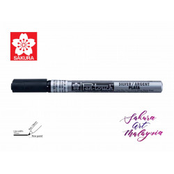 Pen-Touch Marker - Silver (1.0mm) Fine Pen-Touch Marker - Silver (1.0mm) Fine
