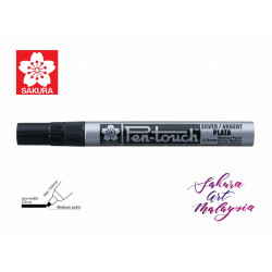 Pen-Touch Marker - Silver (2.0mm) Medium Pen-Touch Marker - Silver (2.0mm) Medium