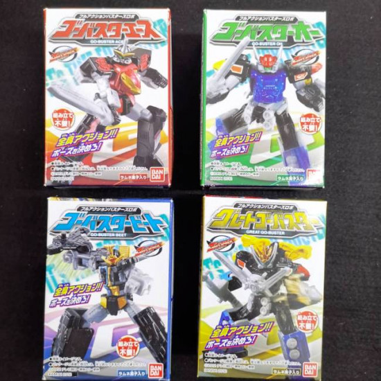 Full Action Go-Buster Robo (Set of 4) Tokumei Sentai Go-Busters