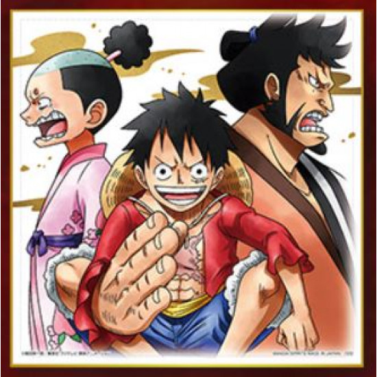 8. Luffy, Momonosuke, Emon - One Piece - Legend of Time (Ichiban Kuji I Prize)