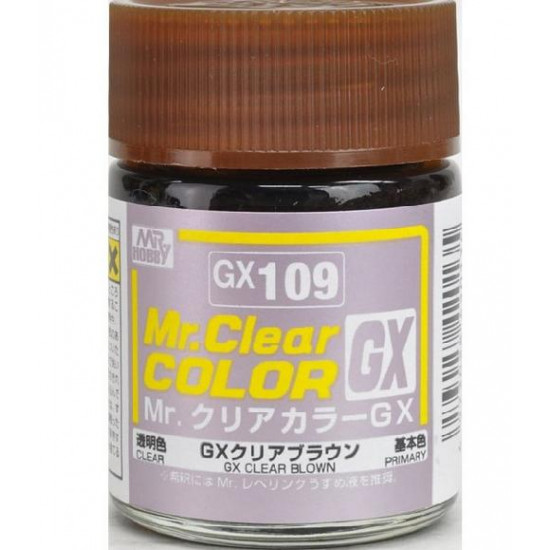 Mr. Clear Color Lacquer GX-109 Clear Browm