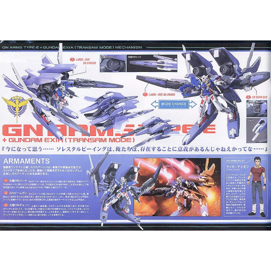 HG 1/144 GN Arms Type E + Gundam Exia TransAM HG 1/144 GN Arms Type E + Gundam Exia TransAM