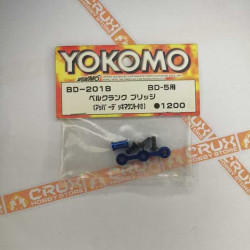 BD-201B Blue Belcrank Bridge for BD7 (Yokomo RC Parts)