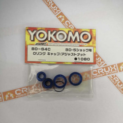 BD-S4C O Ring Cap /Ajust Nut for BD7/BD5/DRB (Yokomo RC Parts)