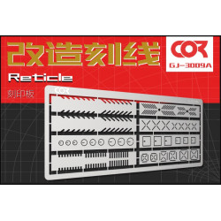COR Models GJ3009A Scribing Template Set (Common Shapes / Splitting Lines)