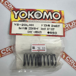 YS-2DLHH 2mm long Swift extra hard shock spring for drift (navy metallic) (Yokomo RC Parts)