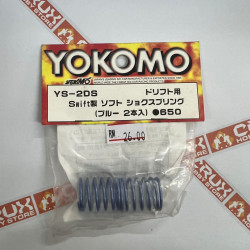 YS-2DS Swift Shock Spring Blue Soft (Yokomo RC Parts)