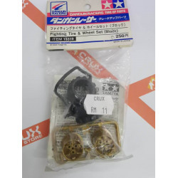 15319 Fighting Tire & Wheel Set (Block) for Dangun Racers 15319 Fighting Tire & Wheel Set (Block) for Dangun Racers