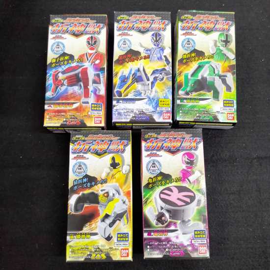 Mini Mini-pla Shinkenger Origami Beast (Set of 5)